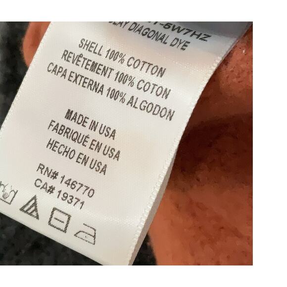 Re/Done x Hanes 70s half zip Sweatshirt Made in USA Tie Dye Size Small - Picture 5 of 5